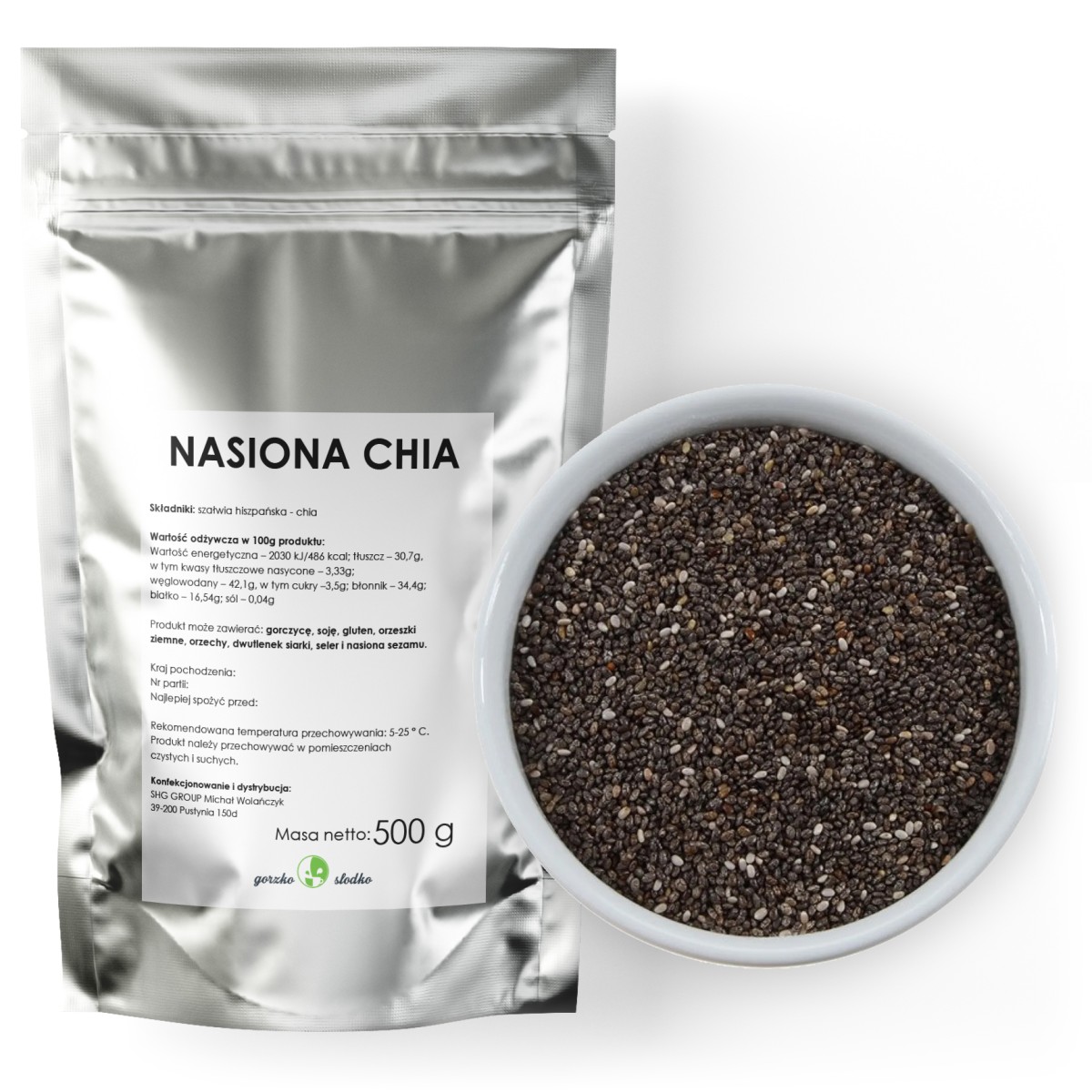 Nasiona chia - szałwia hiszpańska